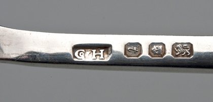 Guild of Handicraft Arts & Crafts Silver Teaspoons (Set of 12)